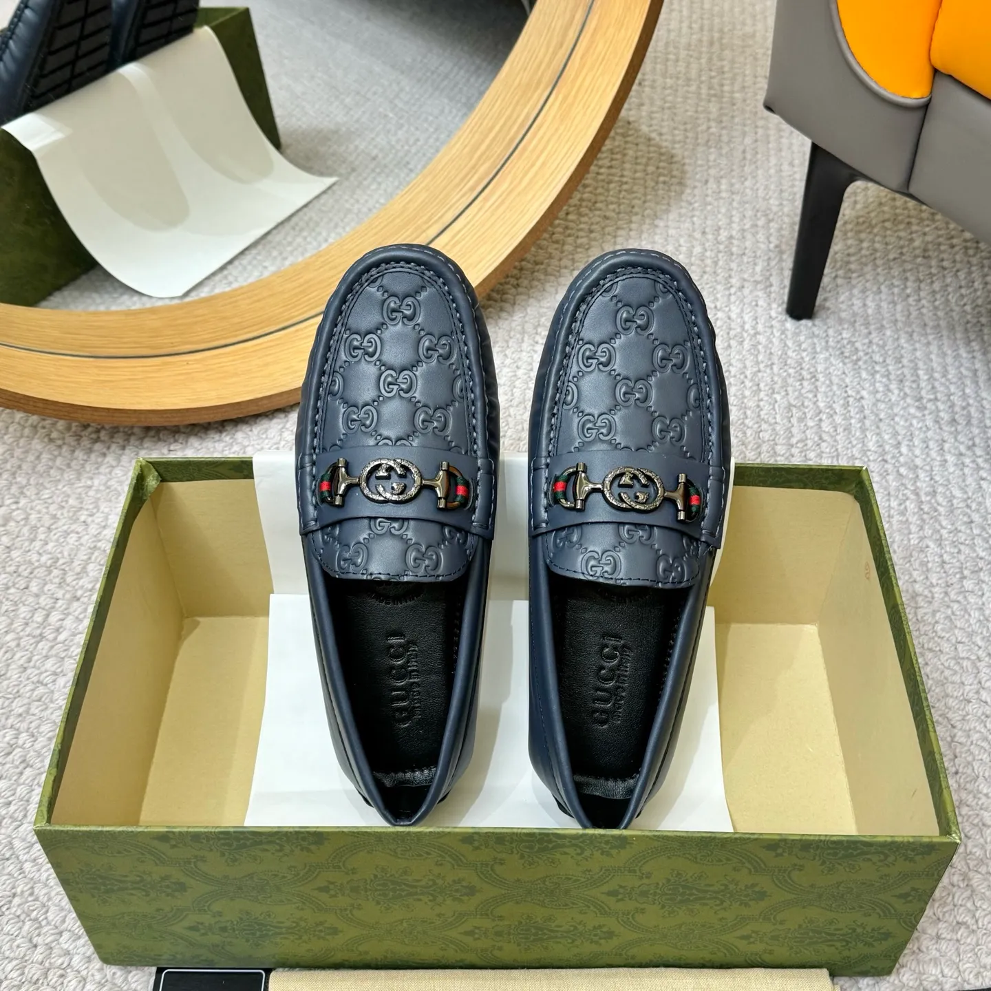 Men's shoes 💰420 (Yangli) Gucci* - the top version of Gucci classic beanie shoes! It is made of imported original cowhide and has a comfortable first layer of sheepskin lining! Original wear-resistant rubber outsole! High quality products! Size 38-46, with shoe dial, cloth bag, card